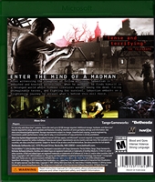Xbox ONE  The Evil Within Back CoverThumbnail